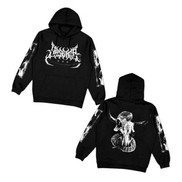 Wage War Band Store Merch Bull Skull Hoodie