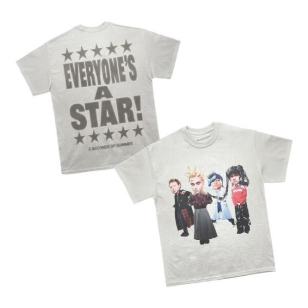 5 Seconds Of Summer Official Store Everyones A Star T-Shirt