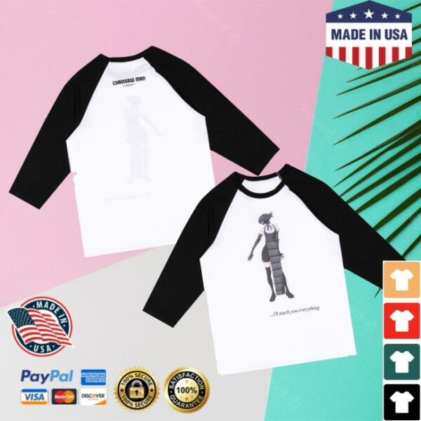 Crunchyroll Merch Store Chainsaw Man The Movie Reze Arc Bomb Girl Raglan T-Shirt
