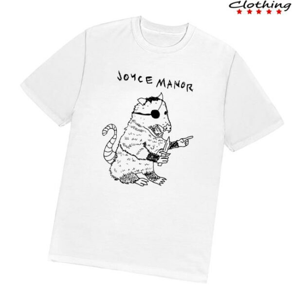 Joyce Manor Merch Store Opossum Shirt On White