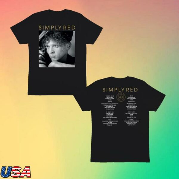 Simply Red Merch Store Recollections T-Shirt