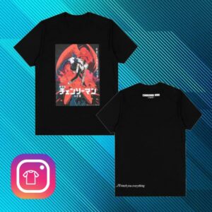 Crunchyroll Merch Store Chainsaw Man The Movie Reze Arc Bomb Girl Vs Chainsaw Man T-Shirt