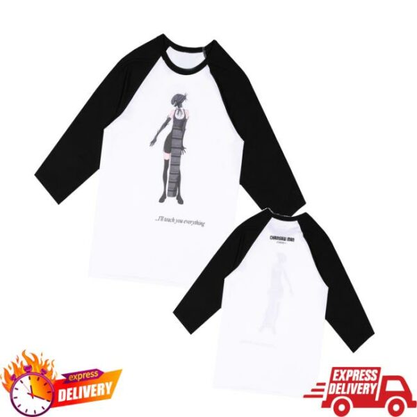 Crunchyroll Merch Store Chainsaw Man The Movie Reze Arc Bomb Girl Raglan T-Shirt
