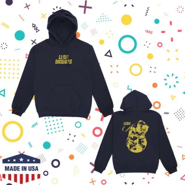 Leon Bridges Shop Merch Panther City Pullover Hoodie