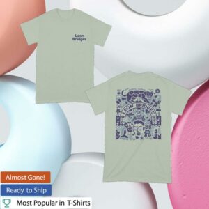 Leon Bridges Shop Merch Abstract Leon T-Shirt