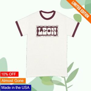 Leon Bridges Shop Merch License Plate Ringer T-Shirt
