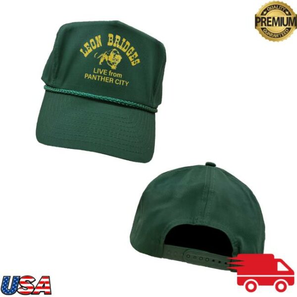 Leon Bridges Shop Merch Live From Panther City Trucker Hat