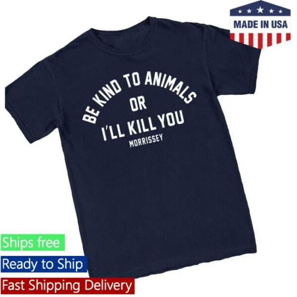 Mporium Store Merch Be Kind To Animals Navy Tee