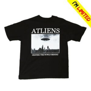 Atliens Official Store Merch Leaving The World Behind Cover T-Shirt