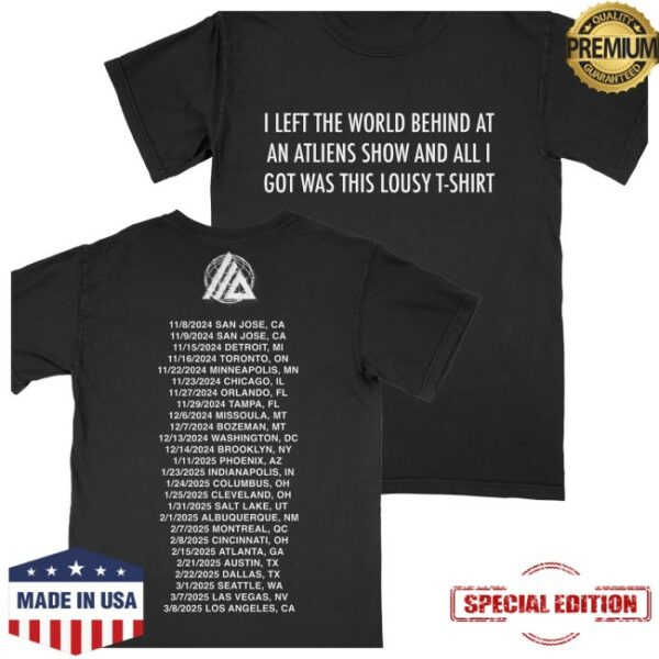 Atliens Official Store Merch Atliens Lousy Tour Tee