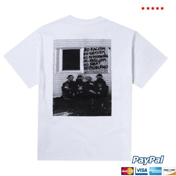 Dangerous Minds Store Merch No Problemo No War Ss White Tee