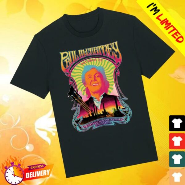 Paul Mccartney Merch Store Got Back 2025 Las Vegas Event T-Shirt