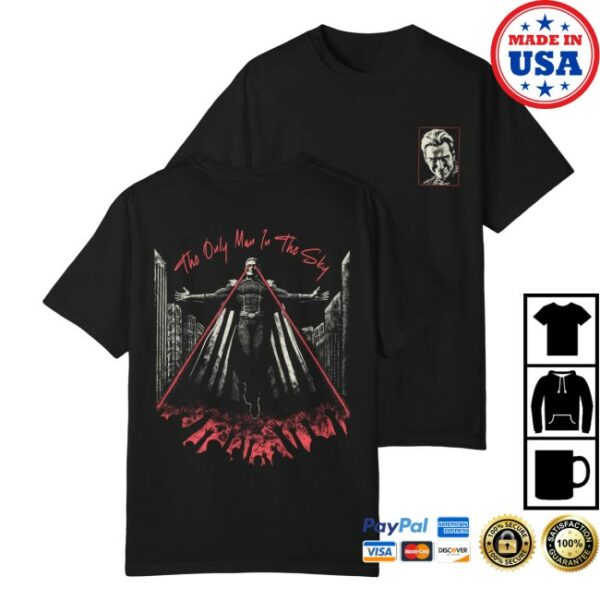 Heavy Spoilers Store Merch Man In The Sky Double-Sided Tee