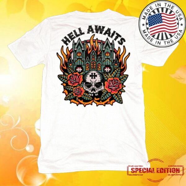 Hellfest Store Merch Hell Awaits Tee-Shirt