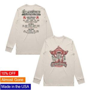 Country Calling Festival Merch Store Carousel Lineup Long Sleeve Tee