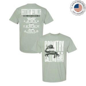 Country Calling Festival Merch Store Crab Lineup Tee