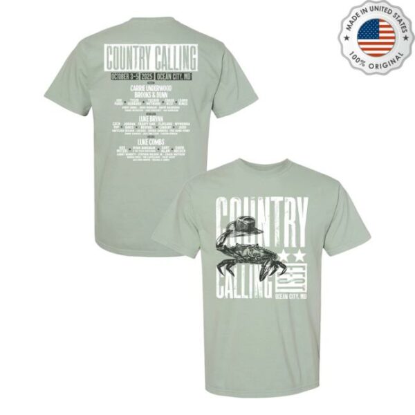 Country Calling Festival Merch Store Crab Lineup Tee