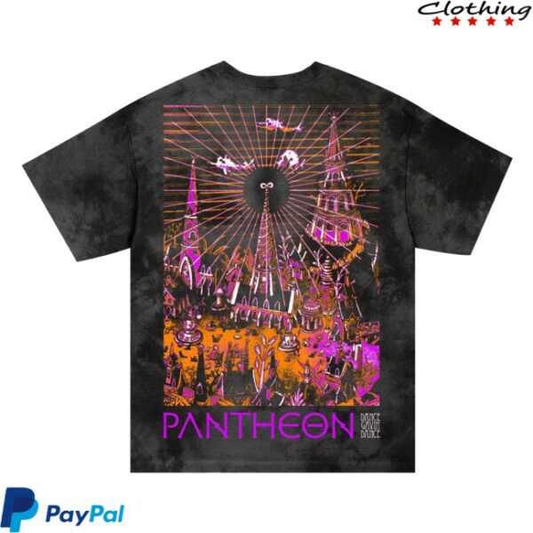 Rise Records Store Merch Dance Gavin Dance Pantheon Crystal Black T-Shirt