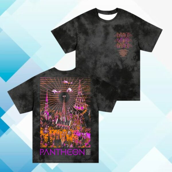 Rise Records Store Merch Dance Gavin Dance Pantheon Crystal Black T-Shirt