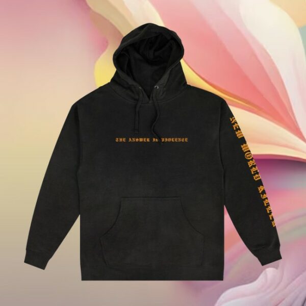 Rise Records Store Merch Spite Violence Black Pullover Hoodie