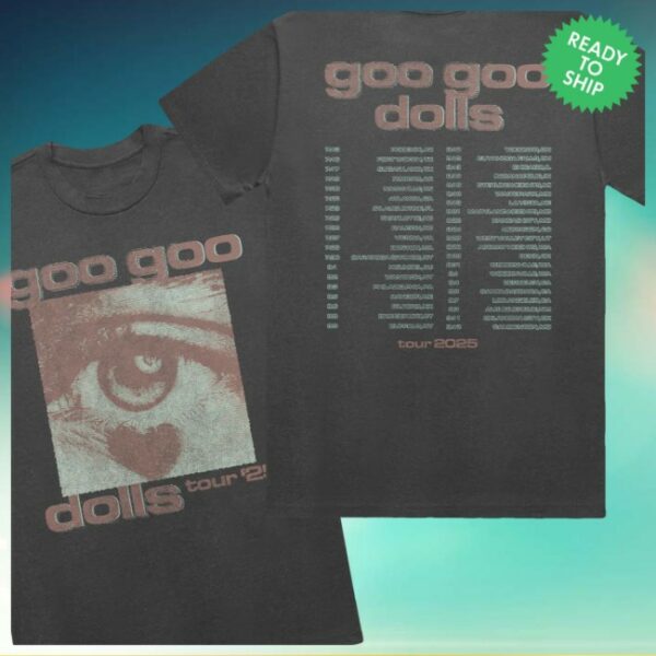 Goo Goo Dolls Store Merch Heart Eyes Dateback Tee