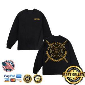 Gymreapers Shop Merch Olympia Crest Long Sleeve Shirt