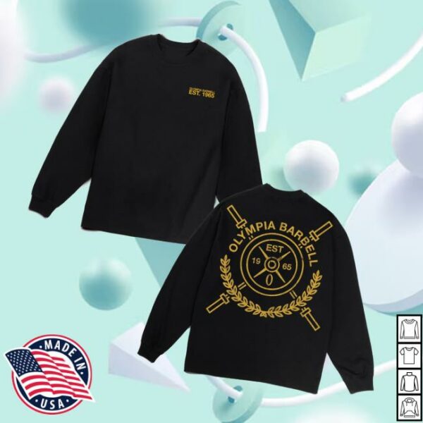 Gymreapers Shop Merch Olympia Crest Long Sleeve Shirt