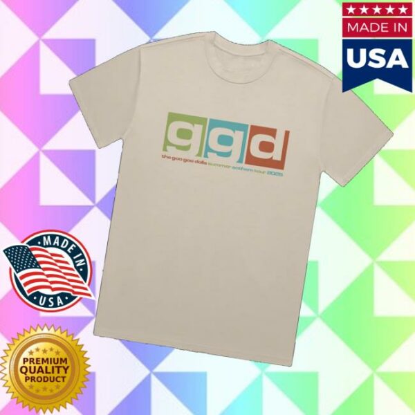 Goo Goo Dolls Merch Store Summer Anthem Color Block Tee