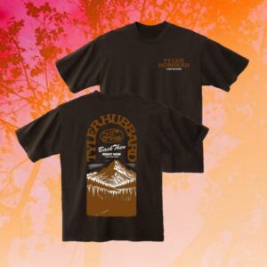 Tyler Hubbard Official Store Merch Back Then Mountains T-Shirt