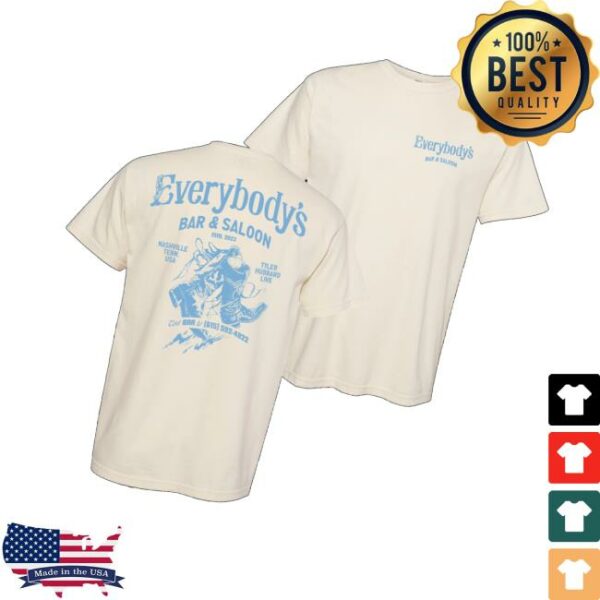 Tyler Hubbard Official Store Merch Everybody’s Bar 2025 T-Shirt