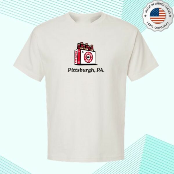 Pittsburgh Brewing Store Merch Iron City 6 Pack T-Shirt
