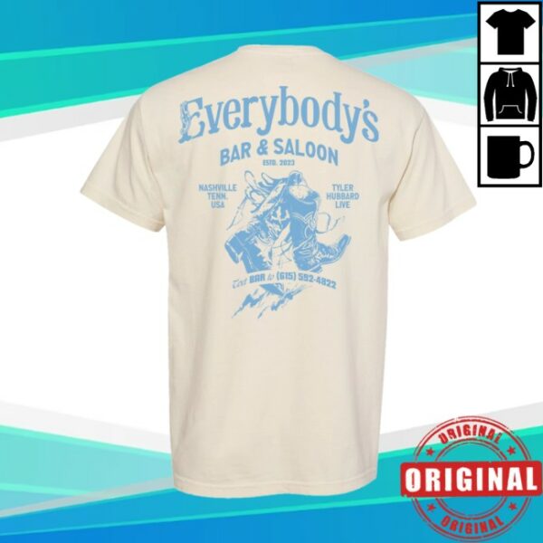 Tyler Hubbard Store Merch Everybody’s Bar 2025 T-Shirt