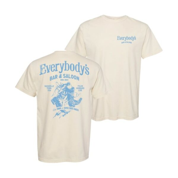Tyler Hubbard Store Merch Everybody’s Bar 2025 T-Shirt
