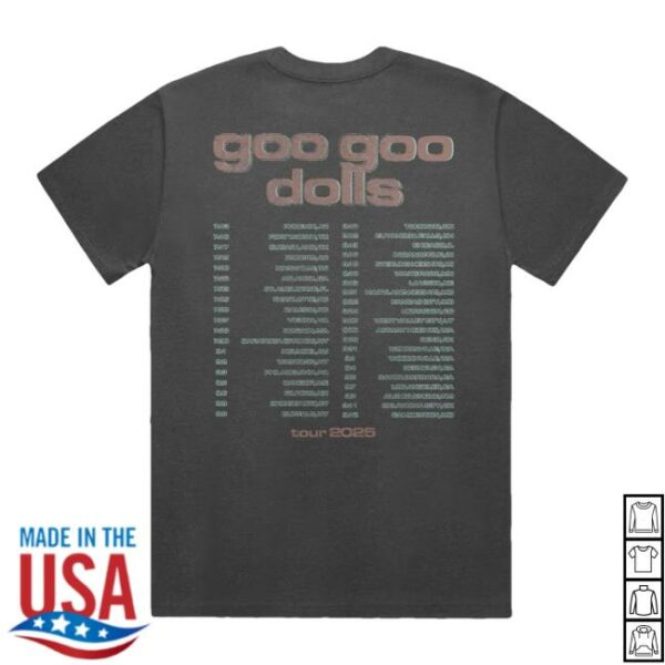 Goo Goo Dolls Merch Store Heart Eyes Dateback Tee