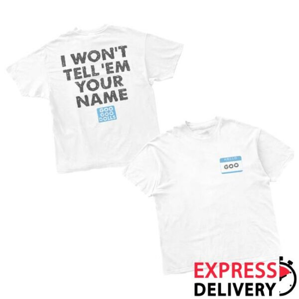 Goo Goo Dolls Merch Name Tag Tee