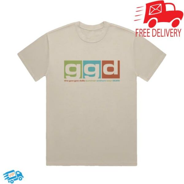Goo Goo Dolls Merch Summer Anthem Color Block Tee