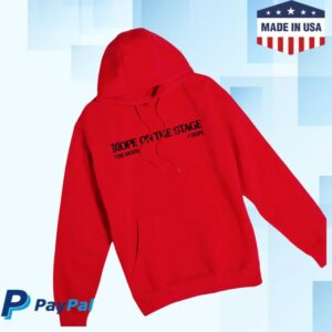 Trafalgar Store Merch J-Hope Tour ‘Hope On The Stage’ The Movie Official Licensed Red Hoodie