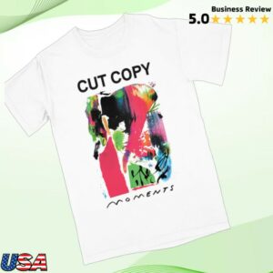 Cut Copy Merch Store Moments White T-Shirt