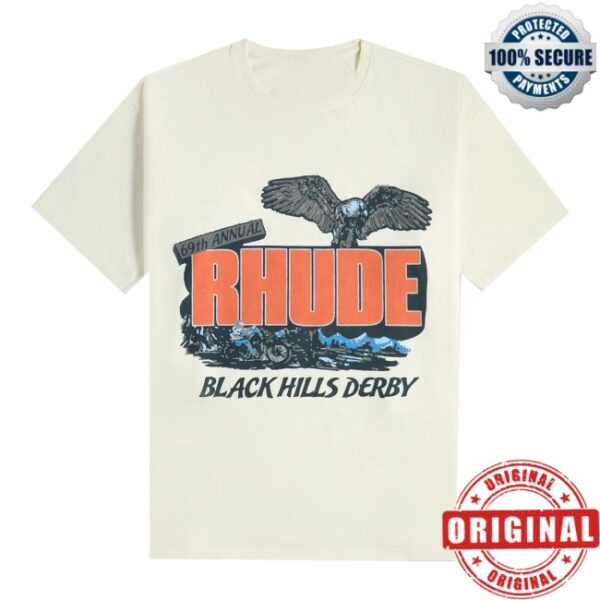 Rhude Store Merch Black Hills Rally Tee