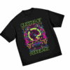 queens of the stone age official store glow psychedelic emblem t shirt weq
