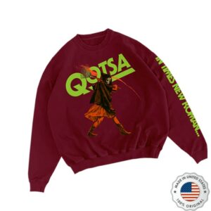Queens Of The Stone Age Official Store In Times New Roman… Glow Crewneck