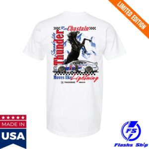 Trackhouse Store Merch Ross Chastain #1 2025 Busch Light Retro T-Shirt