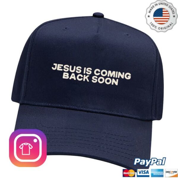 Forrest Frank Merch Store Jesus Is Coming Back Soon Navy Hat