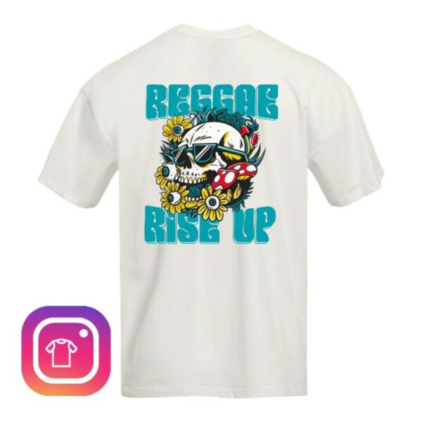 Riseup Supplyco Store Merch Skull Flower Tee