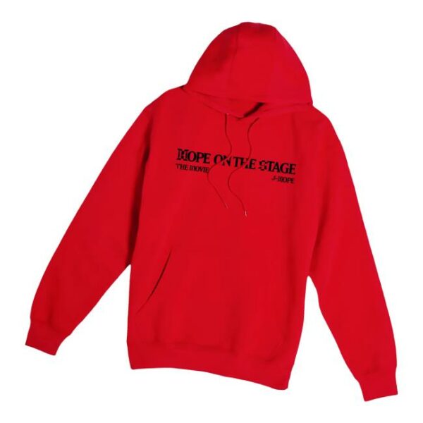 Trafalgar Releasing Merch Store J-Hope Tour Hope On The Stage The Movie Official Licensed Hoodie Red
