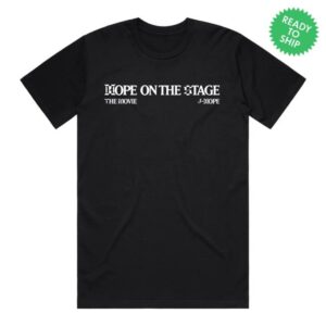 Trafalgar Releasing Merch Store J-Hope Tour Hope On The Stage The Movie Official Licensed T-Shirt Black