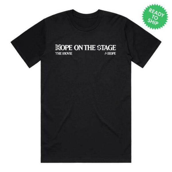 Trafalgar Releasing Merch Store J-Hope Tour Hope On The Stage The Movie Official Licensed T-Shirt Black