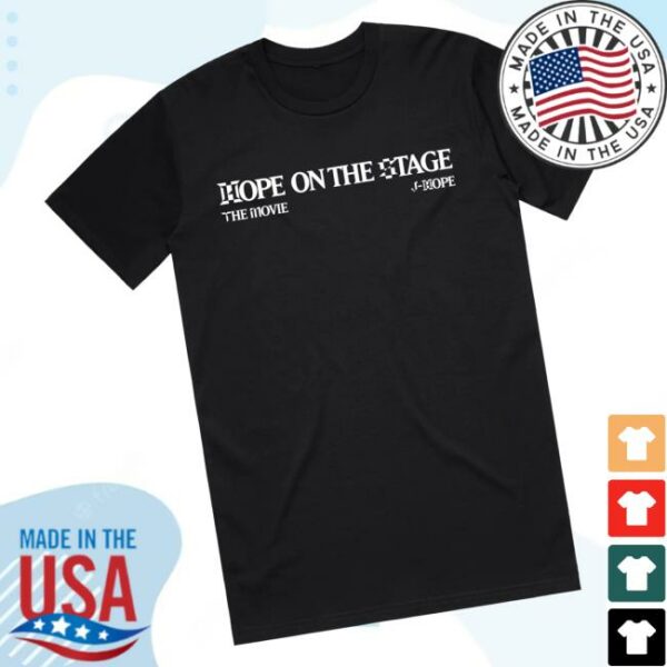Trafalgar Releasing Merch Store J-Hope Tour Hope On The Stage The Movie Official Licensed T-Shirt Black