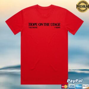 Trafalgar Releasing Merch Store J-Hope Tour Hope On The Stage The Movie Official Licensed T-Shirt Red