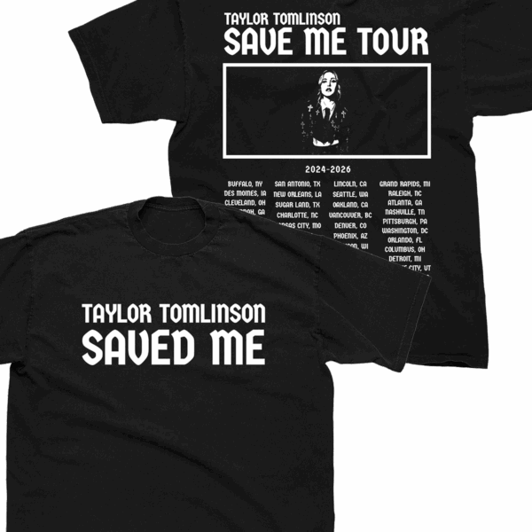 Taylor Tomlinson Store Merch Save Me Tour Tee